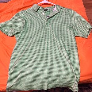 Green saks 5th av golf shirt